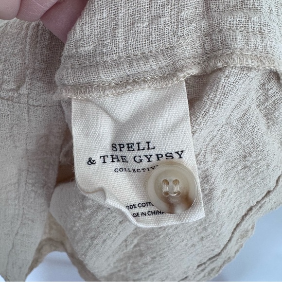 Spell Della Pinafore Cream Mini Dress size Small - Picture 9 of 10